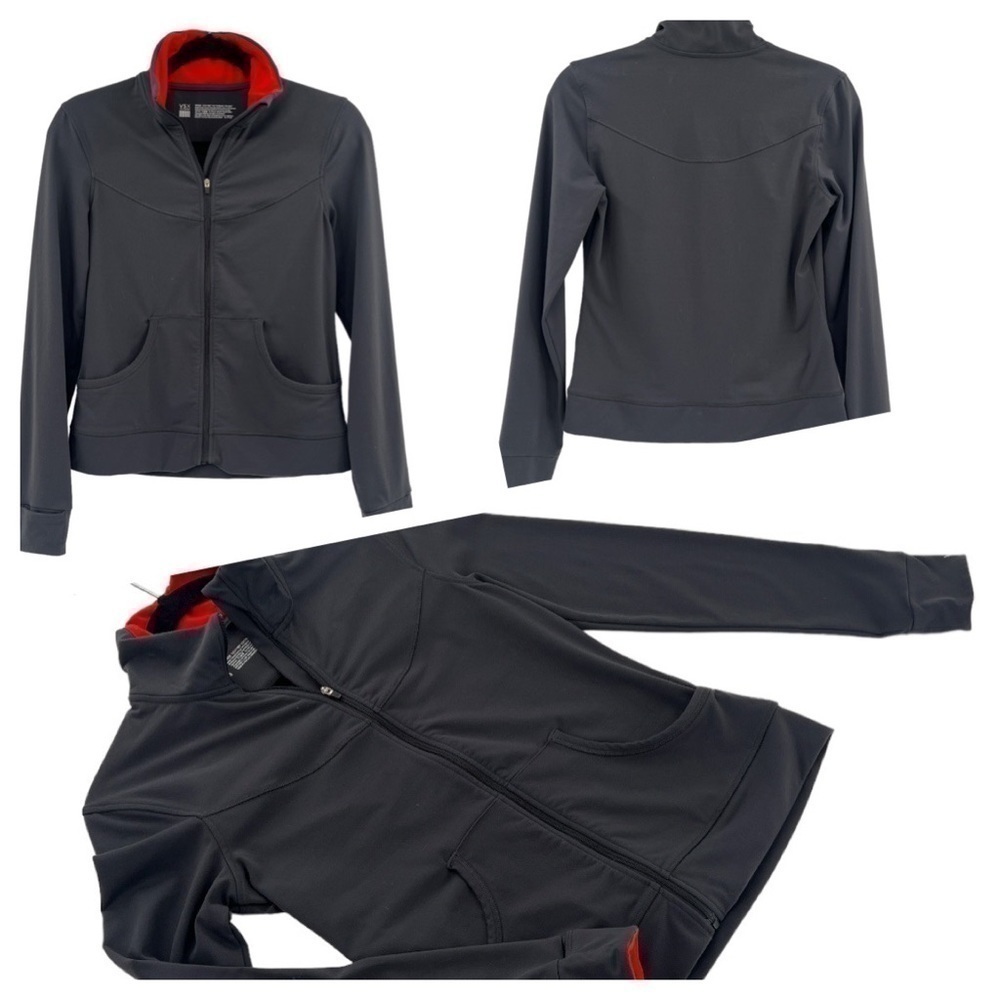 Victorias Secret Sport Zip Up Sweater Jacket Track Gray Size XS